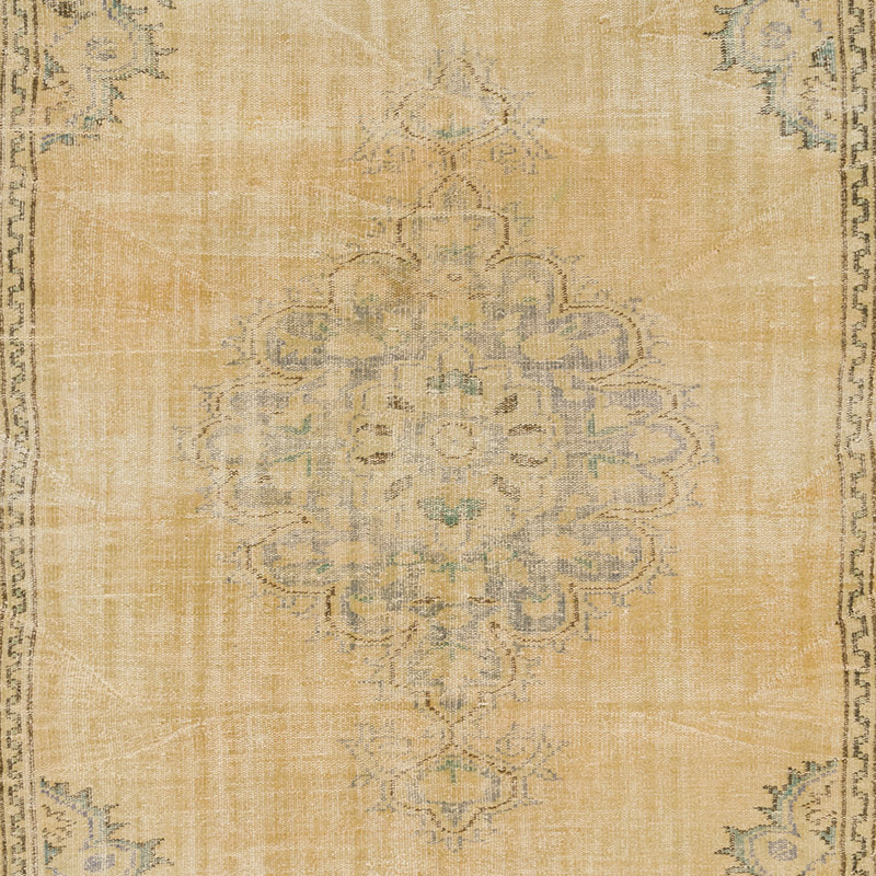 Alfombra Vintage Turca Anudada a Mano - 190 cm x 288 cm - K0092837