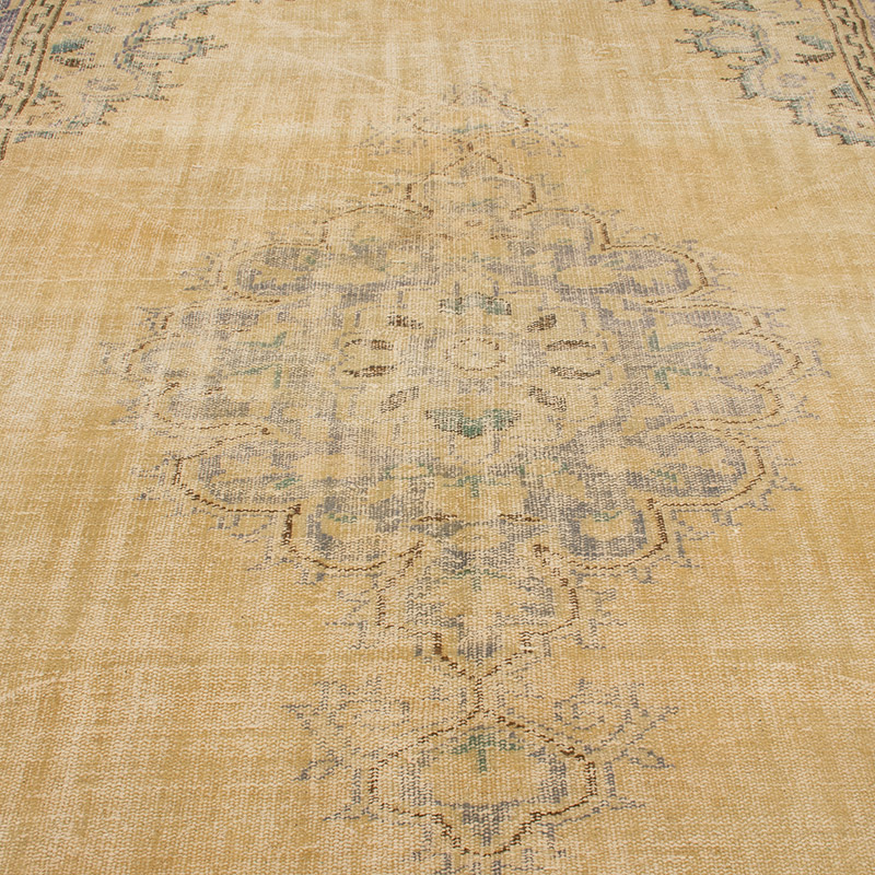 Alfombra Vintage Turca Anudada a Mano - 190 cm x 288 cm - K0092837