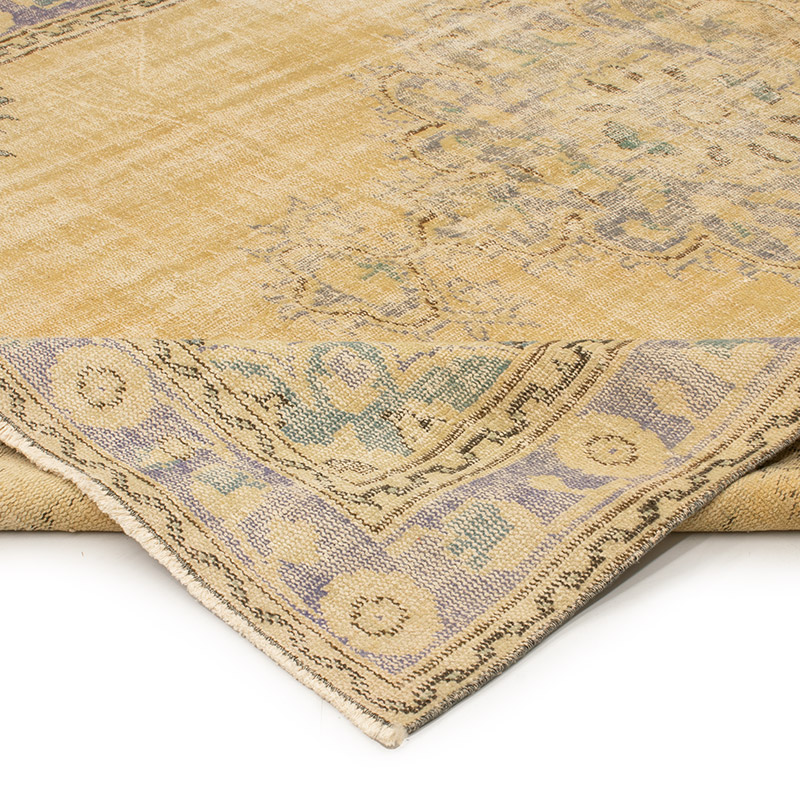 Alfombra Vintage Turca Anudada a Mano - 190 cm x 288 cm - K0092837