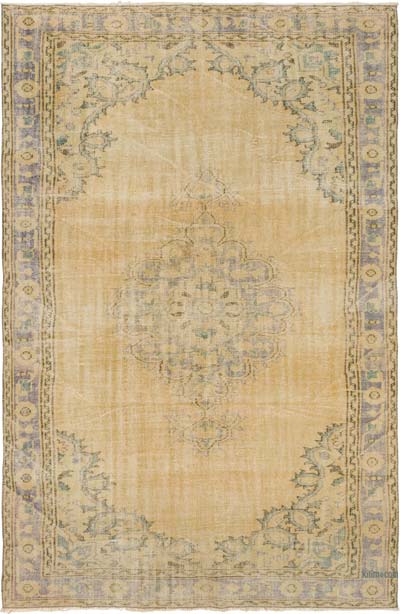 Alfombra Vintage Turca Anudada a Mano - 190 cm x 288 cm