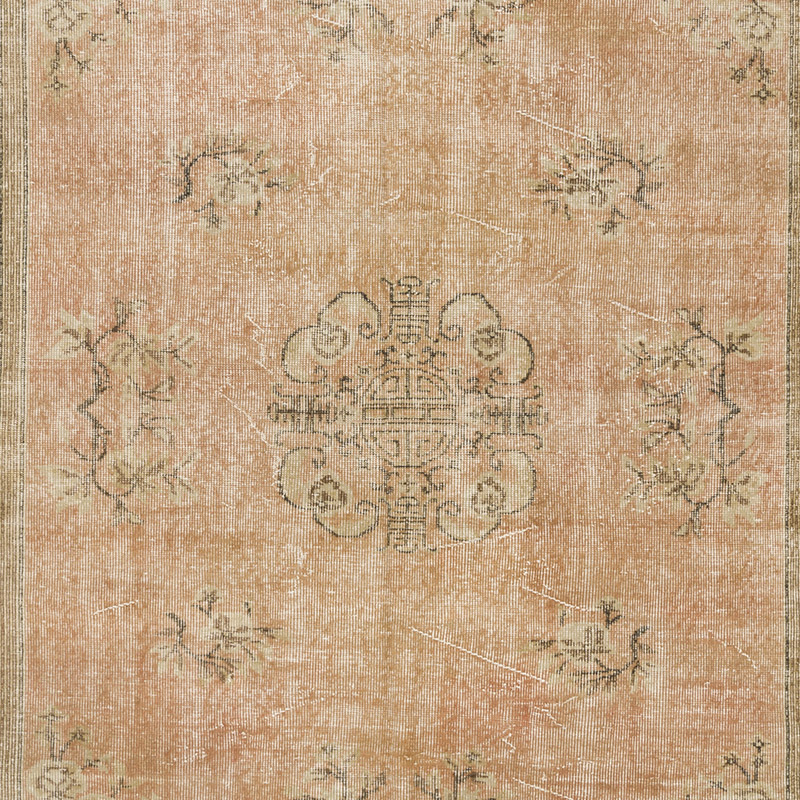 Vintage Turkish Hand-Knotted Rug - 5' 11" x 8' 6" (71" x 102") - K0092842