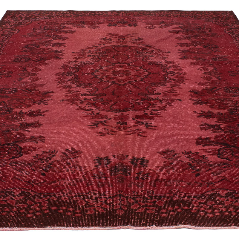 Alfombra Turca Vintage Sobre-teñida - 188 cm x 280 cm - K0092846
