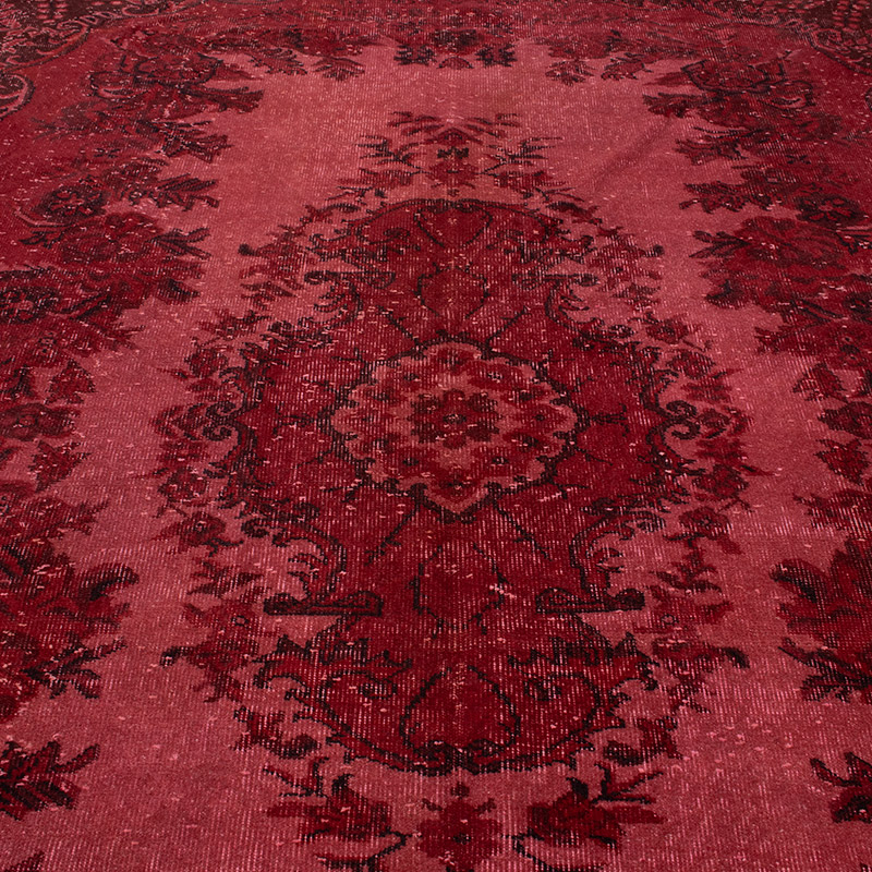Alfombra Turca Vintage Sobre-teñida - 188 cm x 280 cm - K0092846