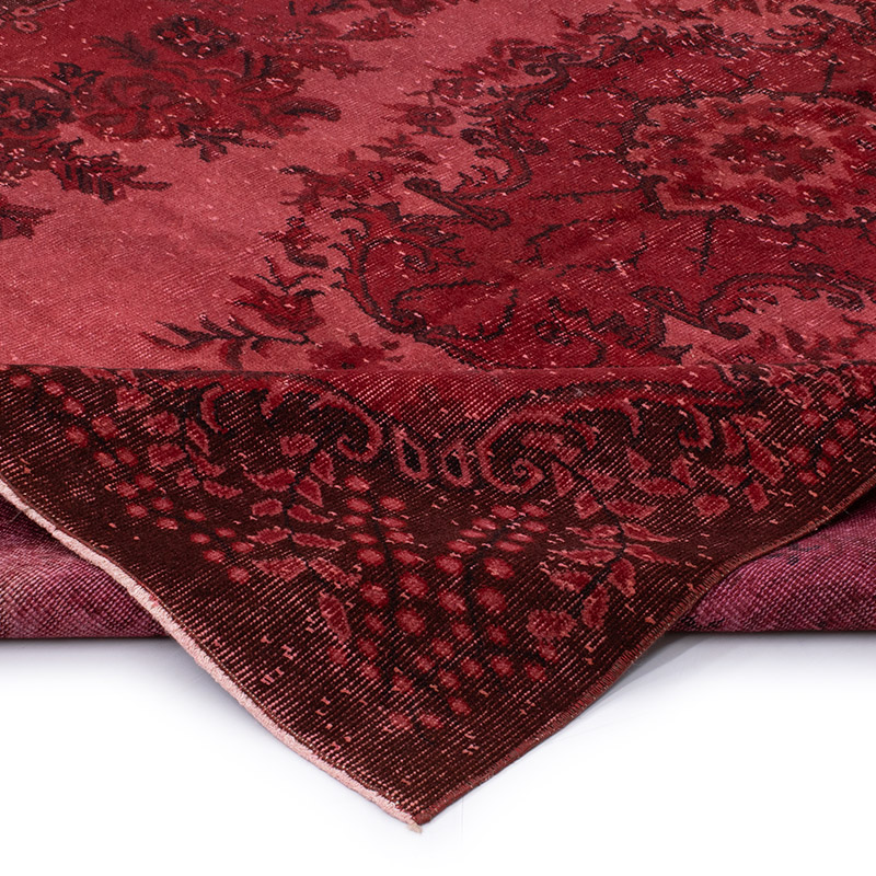 Alfombra Turca Vintage Sobre-teñida - 188 cm x 280 cm - K0092846