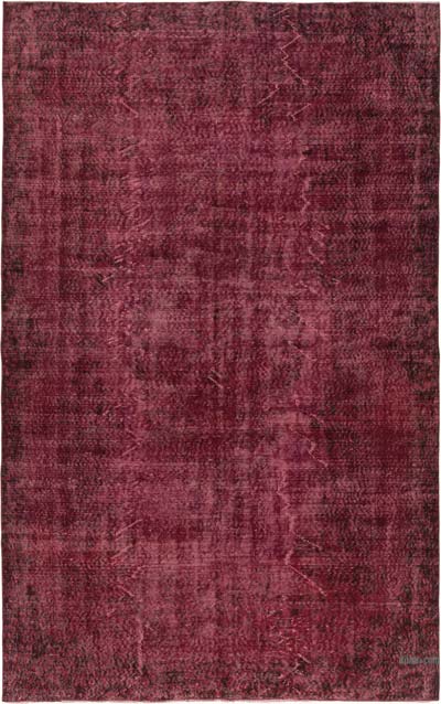 Alfombra Turca Vintage Sobre-teñida - 176 cm x 281 cm