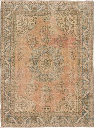 Alfombra Vintage Turca Anudada a Mano - 208 cm x 283 cm
