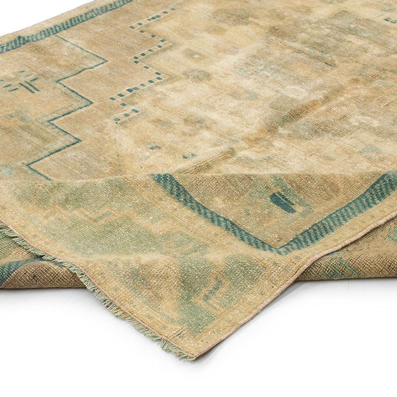 Vintage Turkish Hand-Knotted Rug - 4' 11" x 8' 4" (59" x 100") - K0092852