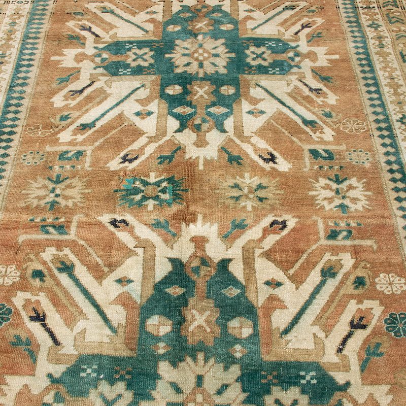 Vintage Turkish Hand-Knotted Rug - 5' 4" x 8' 2" (64" x 98") - K0092855