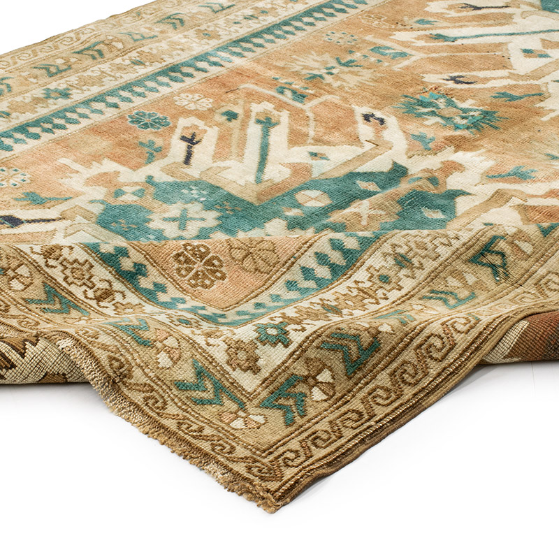 Vintage Turkish Hand-Knotted Rug - 5' 4" x 8' 2" (64" x 98") - K0092855