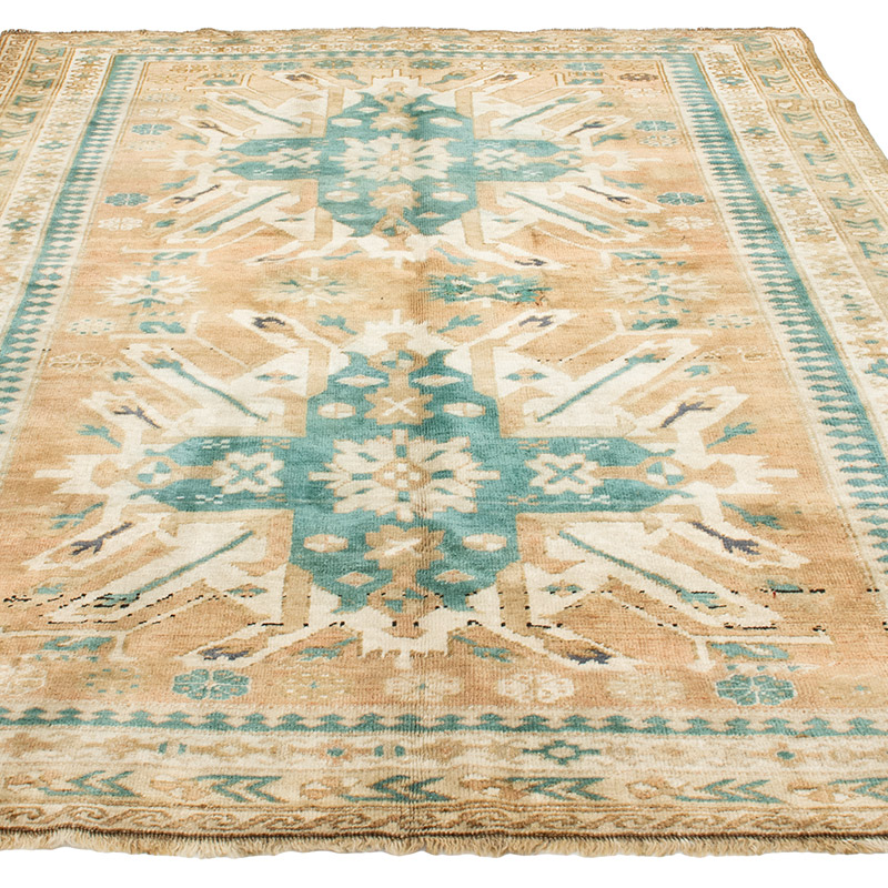 Vintage Turkish Hand-Knotted Rug - 5' 4" x 8' 2" (64" x 98") - K0092855