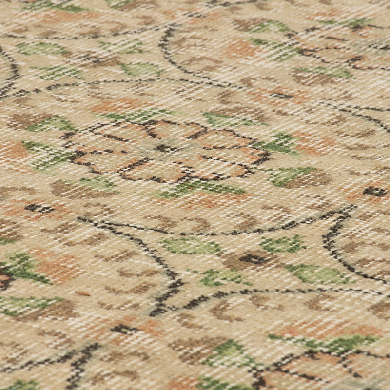 Alfombra Vintage Turca Anudada a Mano - 200 cm x 305 cm - K0092858