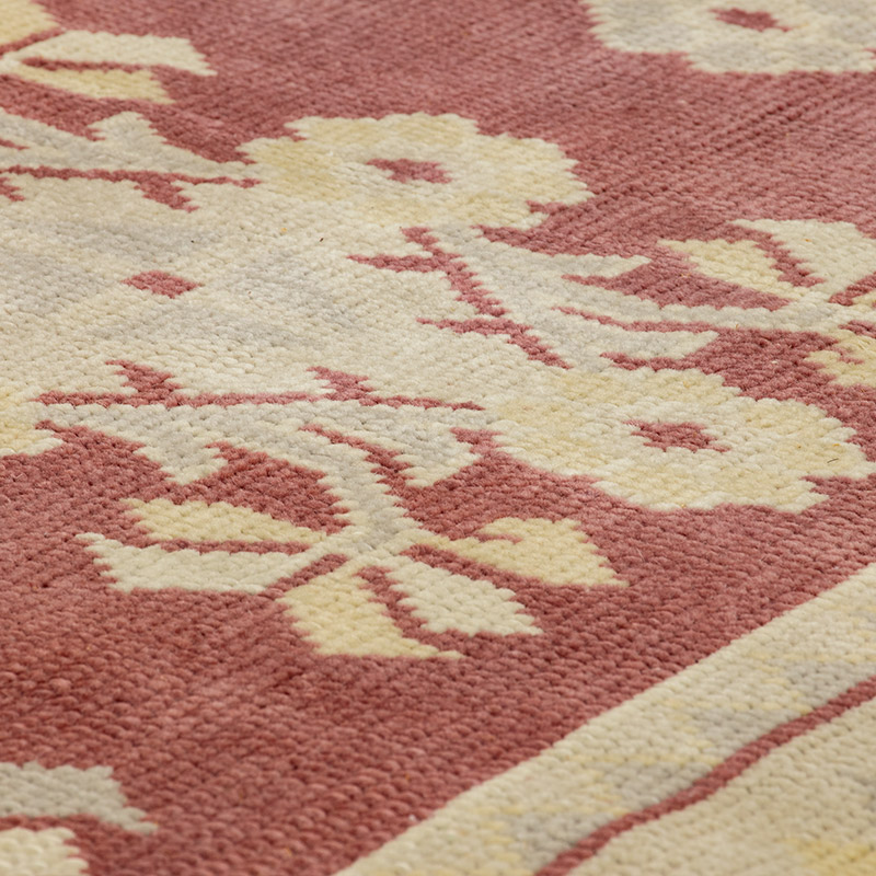 Pasillo Vintage Turco Anudado a Mano - 90 cm x 302 cm - K0092859
