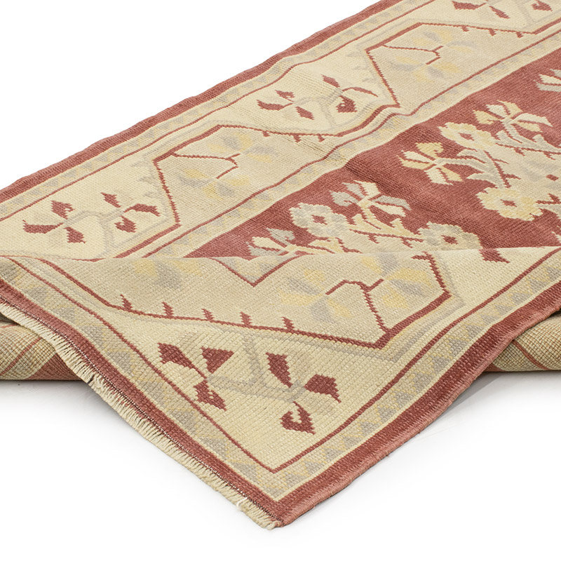 Pasillo Vintage Turco Anudado a Mano - 90 cm x 302 cm - K0092859