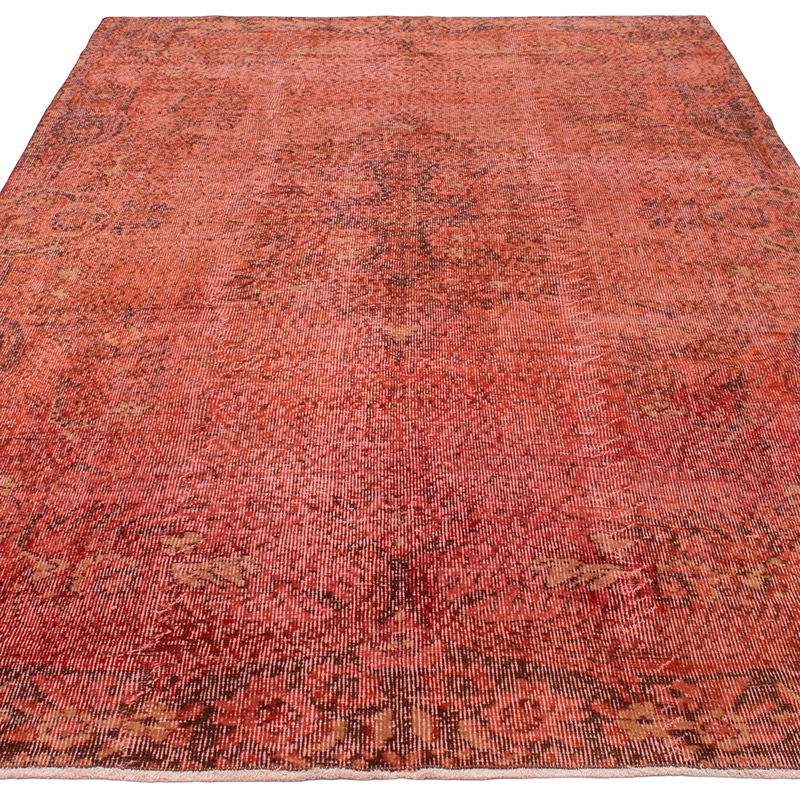 Alfombra Turca Vintage Sobre-teñida - 183 cm x 300 cm - K0092860