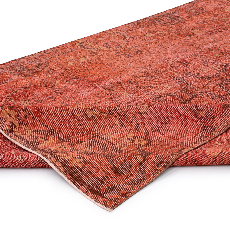 Alfombra Turca Vintage Sobre-teñida - 183 cm x 300 cm - K0092860