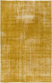Boyalı El Dokuma Vintage Halı - 156 cm x 251 cm