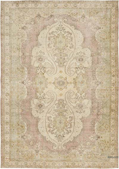 Alfombra Vintage Turca Anudada a Mano - 210 cm x 293 cm