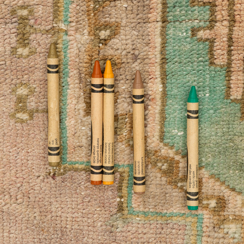 Alfombra Vintage Turca Anudada a Mano - 82 cm x 167 cm - K0092863