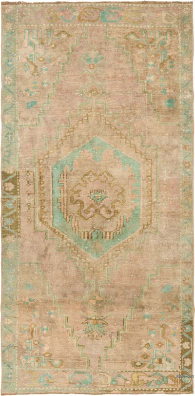 El Dokuma Vintage Halı - 82 cm x 167 cm