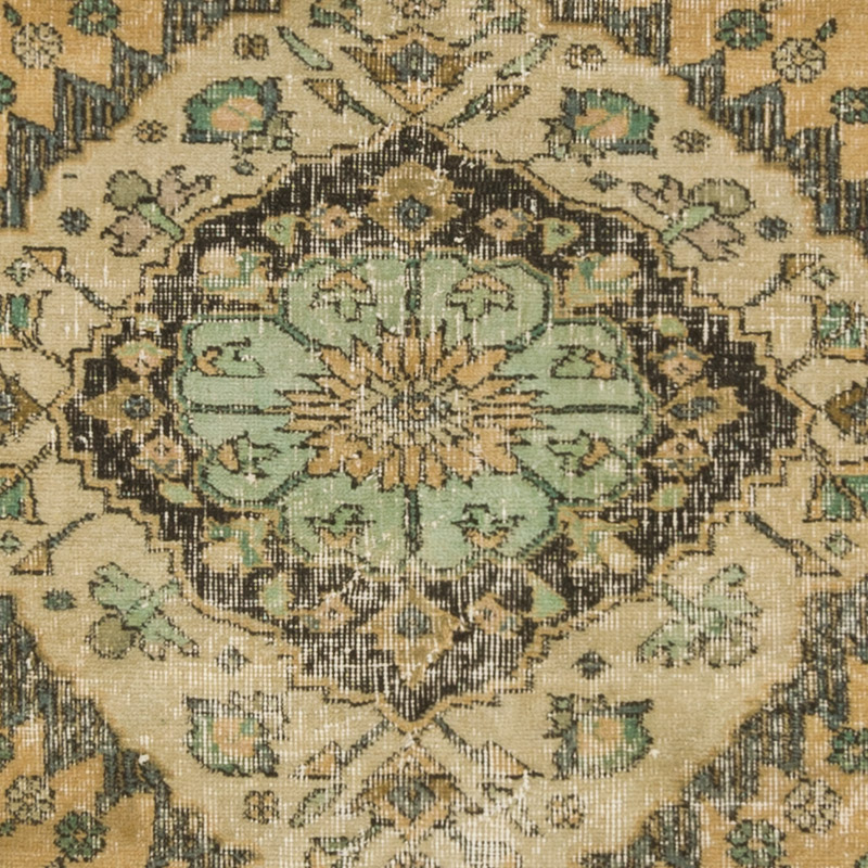 Pasillo Vintage Turco Anudado a Mano - 80 cm x 360 cm - K0092864