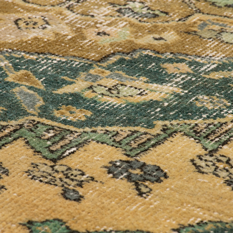 Pasillo Vintage Turco Anudado a Mano - 80 cm x 360 cm - K0092864
