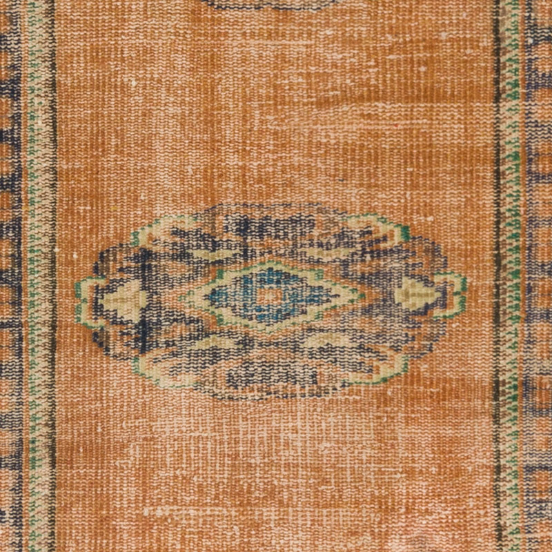 Pasillo Vintage Turco Anudado a Mano - 90 cm x 372 cm - K0092866