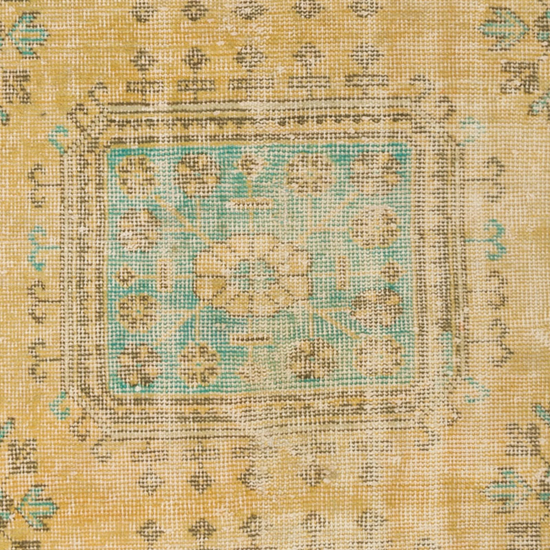 Pasillo Vintage Turco Anudado a Mano - 88 cm x 347 cm - K0092867