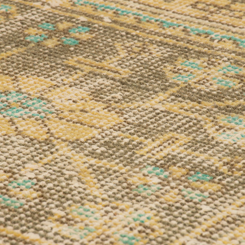 Pasillo Vintage Turco Anudado a Mano - 88 cm x 347 cm - K0092867