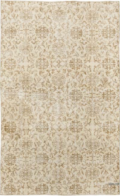 Vintage Turkish Hand-Knotted Rug - 4' 10" x 7' 10" (58" x 94")