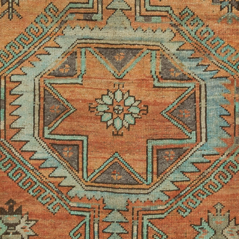 Pasillo Vintage Turco Anudado a Mano - 86 cm x 320 cm - K0092869