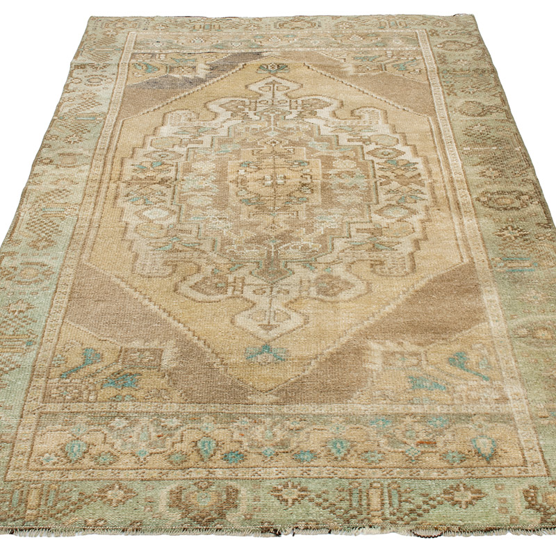 El Dokuma Vintage Halı - 101 cm x 176 cm - K0092870