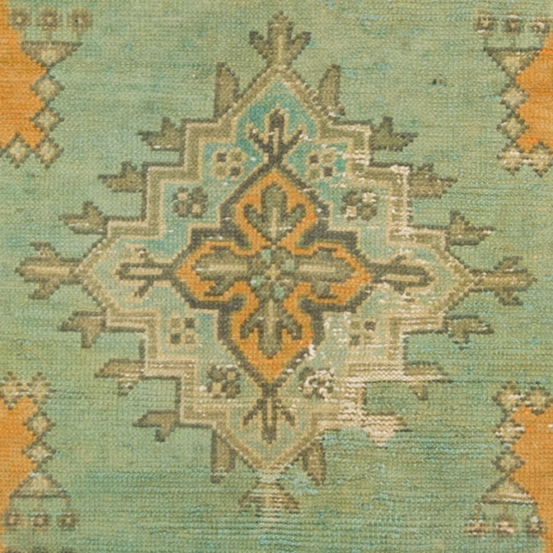 Pasillo Vintage Turco Anudado a Mano - 79 cm x 331 cm - K0092873