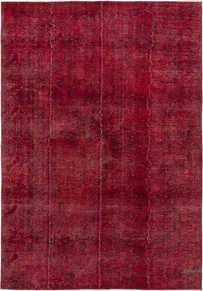 Alfombra Turca Vintage Sobre-teñida - 217 cm x 311 cm