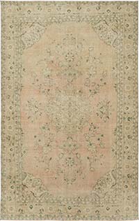 Alfombra Vintage Turca Anudada a Mano - 205 cm x 330 cm