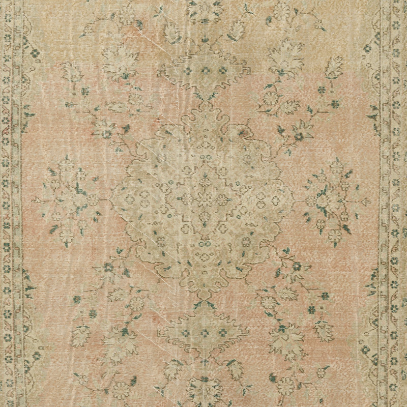 Alfombra Vintage Turca Anudada a Mano - 205 cm x 330 cm - K0092875