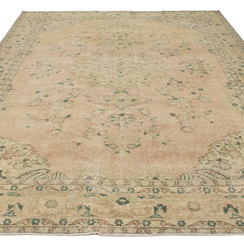 Alfombra Vintage Turca Anudada a Mano - 205 cm x 330 cm - K0092875