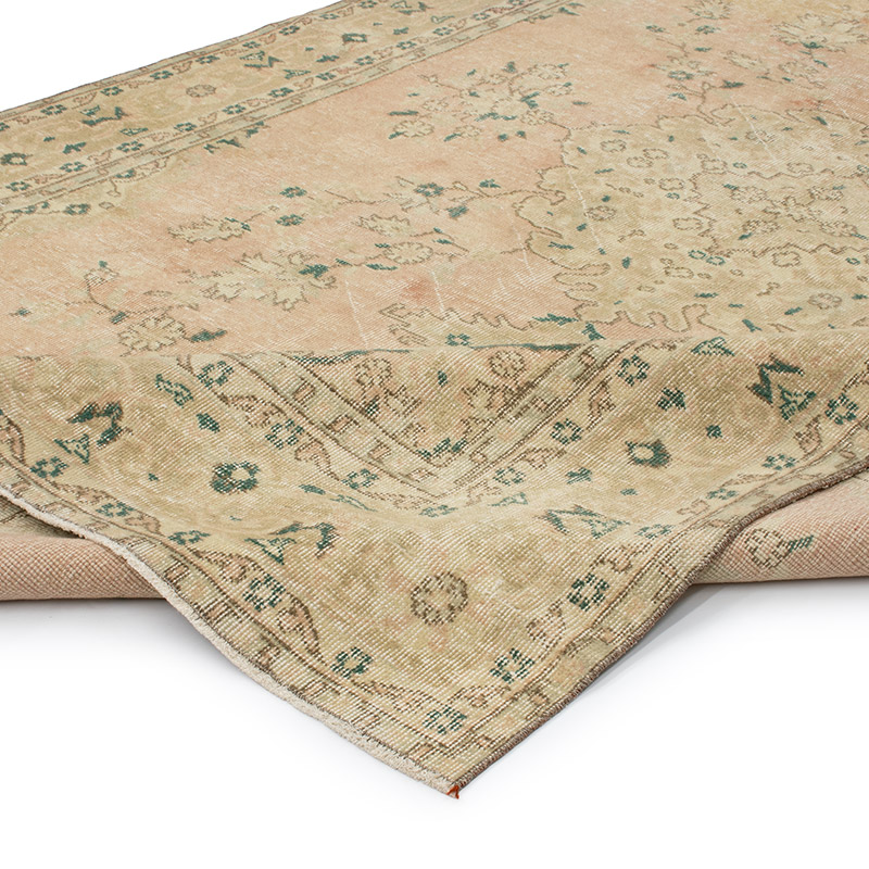 Alfombra Vintage Turca Anudada a Mano - 205 cm x 330 cm - K0092875