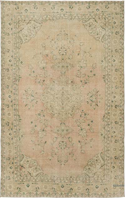 Alfombra Vintage Turca Anudada a Mano - 205 cm x 330 cm