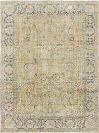Vintage Turkish Hand-Knotted Rug - 7' 11" x 10' 8" (95" x 128")