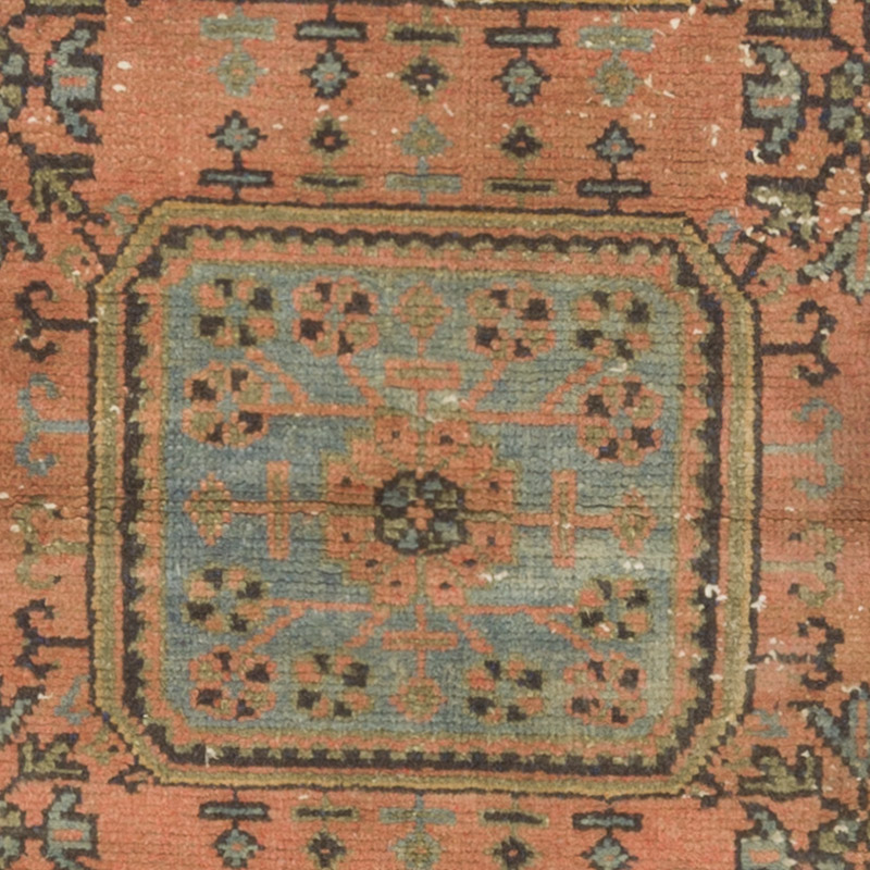 Pasillo Vintage Turco Anudado a Mano - 77 cm x 326 cm - K0092878