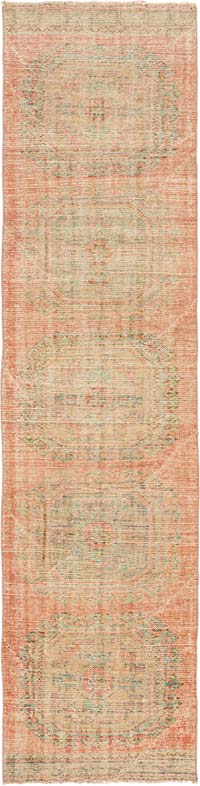 Vintage Anadolu Yolluk - 88 cm x 344 cm