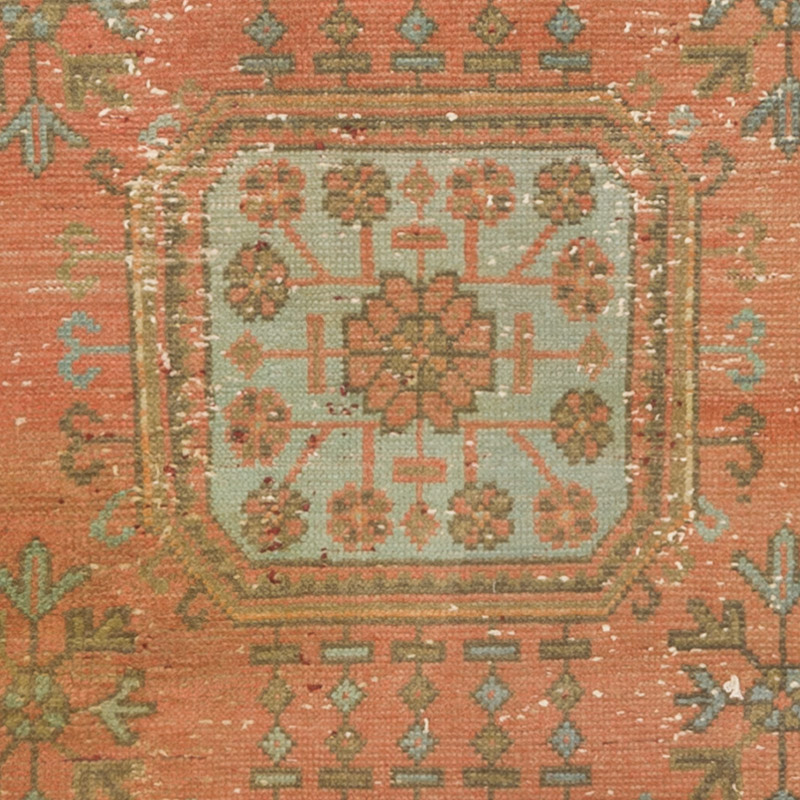 Pasillo Vintage Turco Anudado a Mano - 81 cm x 340 cm - K0092881