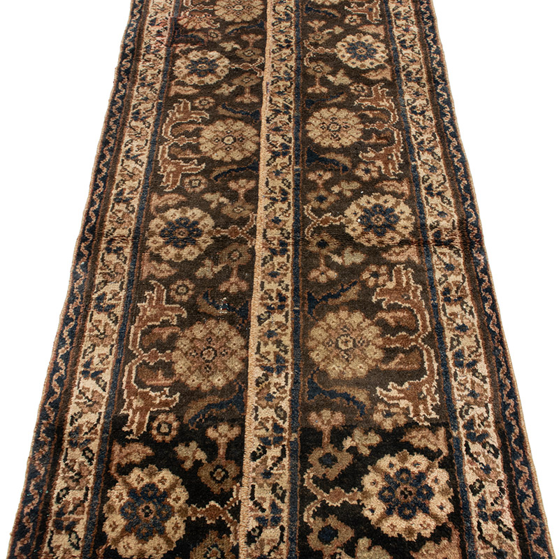 Pasillo Vintage Turco Anudado a Mano - 81 cm x 400 cm - K0092882