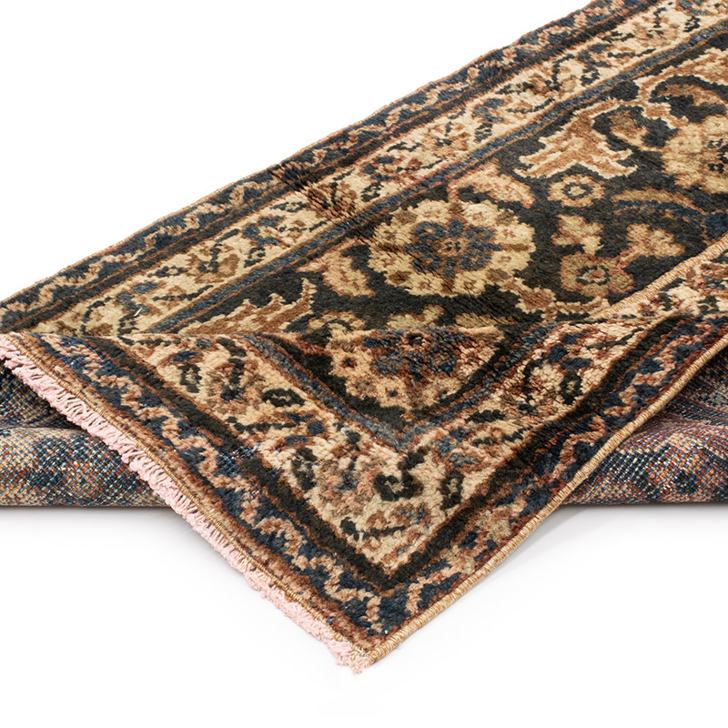 Pasillo Vintage Turco Anudado a Mano - 81 cm x 400 cm - K0092882