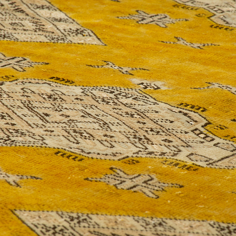 Vintage Turkish Hand-Knotted Rug - 6' 1" x 8' 10" (73" x 106") - K0092883