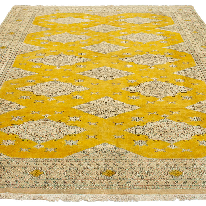 Vintage Turkish Hand-Knotted Rug - 6' 1" x 8' 10" (73" x 106") - K0092883