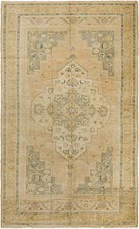 Alfombra Vintage Turca Anudada a Mano - 194 cm x 317 cm