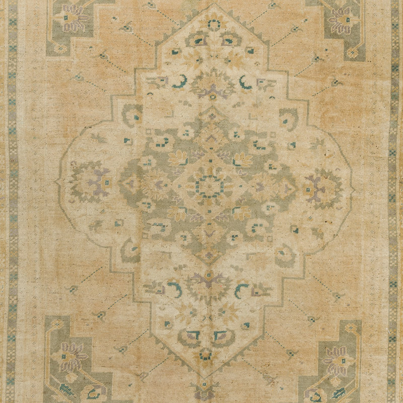Alfombra Vintage Turca Anudada a Mano - 194 cm x 317 cm - K0092884