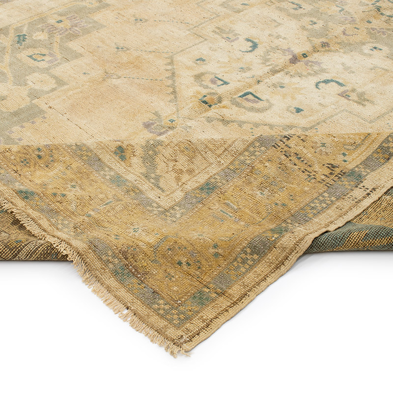 Alfombra Vintage Turca Anudada a Mano - 194 cm x 317 cm - K0092884