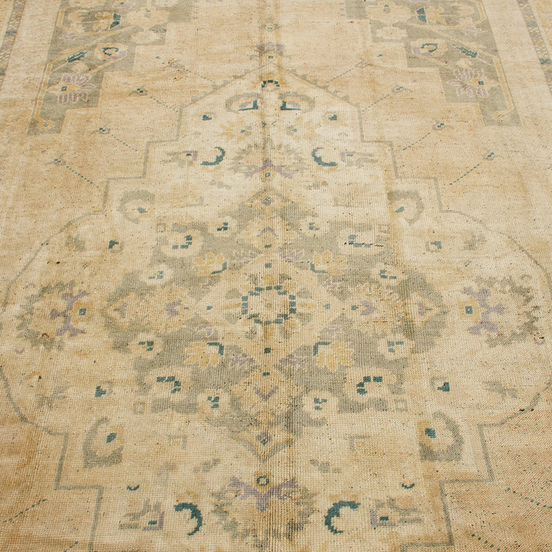 Alfombra Vintage Turca Anudada a Mano - 194 cm x 317 cm - K0092884